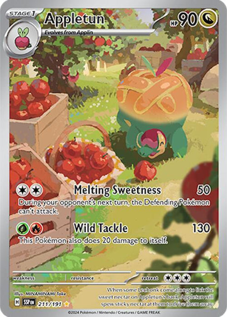 Appletun 211/191 - Pokemon TCG Surging Sparks card