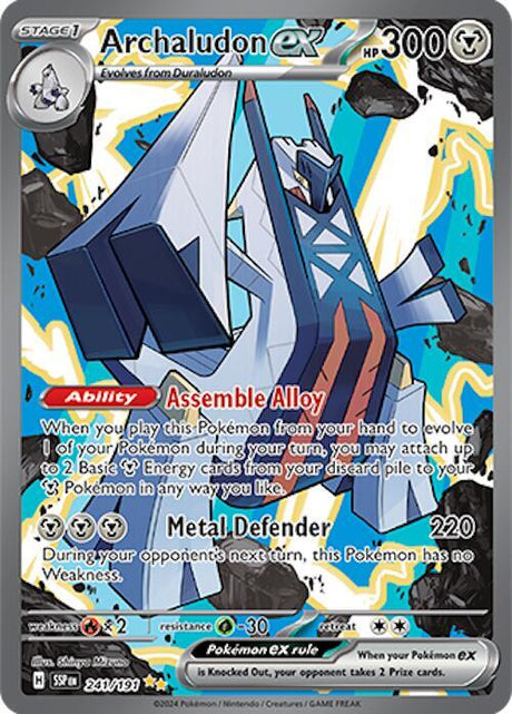 Archaludon ex 241/191 - Pokemon TCG Surging Sparks card
