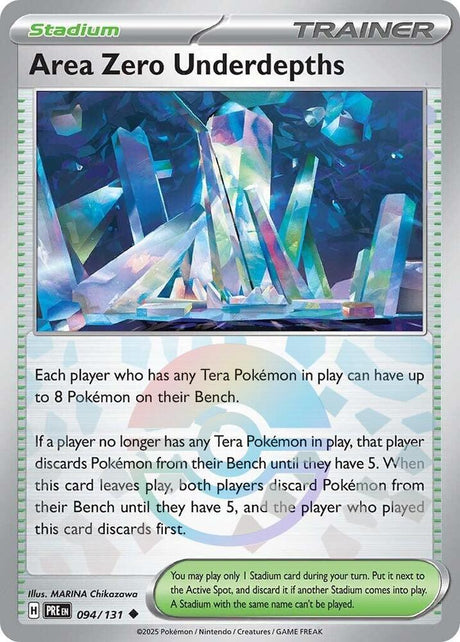 Area Zero Underdepths 094/131 - Poké Ball Reverse Holo - Pokemon TCG Prismatic Evolutions card