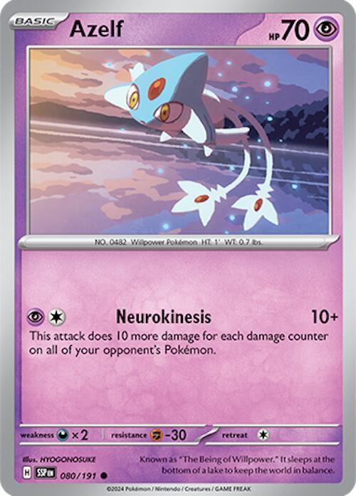 Azelf 080/191 - Pokemon TCG Surging Sparks card
