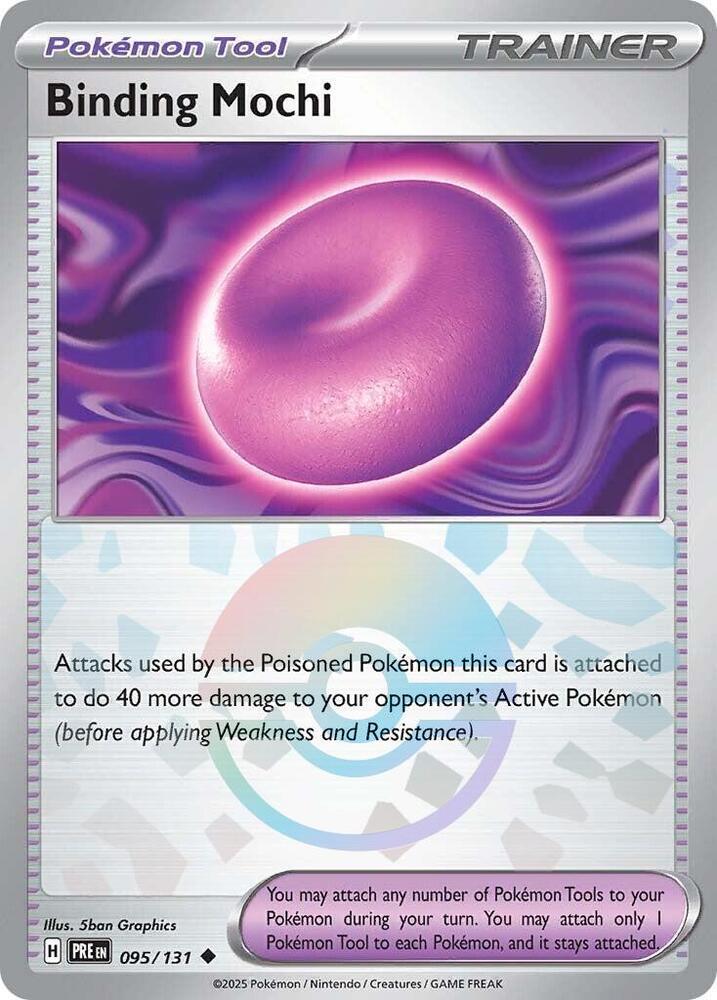 Binding Mochi 095/131 - Poké Ball Reverse Holo - Pokemon TCG Prismatic Evolutions card