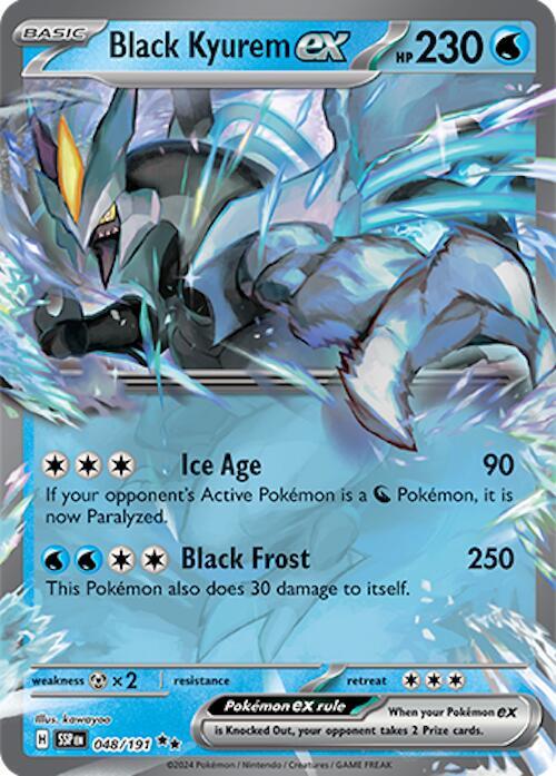 Black Kyurem ex 048/191 - Pokemon TCG Surging Sparks card