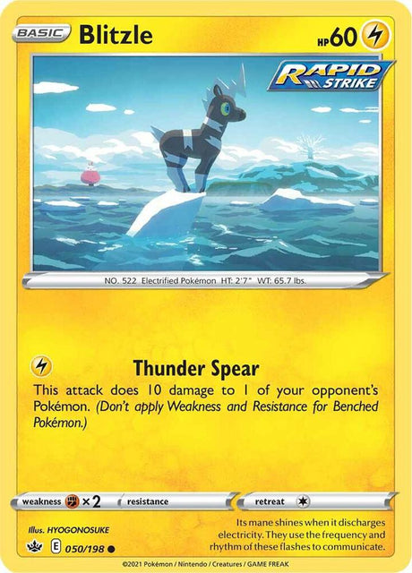 Blitzle 050 - Pokemon TCG Chilling Reign card