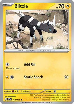 Blitzle 062/191 - Pokemon TCG Surging Sparks card