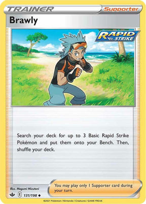 Brawly 131 - Pokemon TCG Chilling Reign card