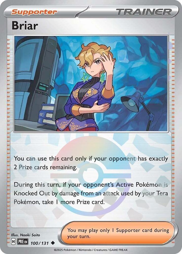 Briar 100/131 - Poké Ball Reverse Holo - Pokemon TCG Prismatic Evolutions card