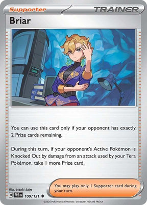 Briar 100/131 - Standard card artwork - Pokemon TCG Prismatic Evolutions card