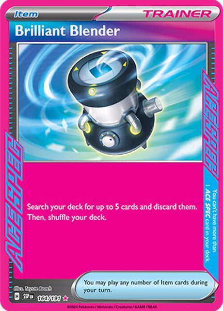 Brilliant Blender 164/191 - Pokemon TCG Surging Sparks card