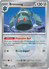 Bronzong 067/131 - Master Ball Reverse Holo - Pokemon TCG Prismatic Evolutions card