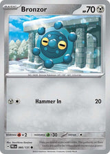 Bronzor 066/131 - Standard card artwork - Pokemon TCG Prismatic Evolutions card