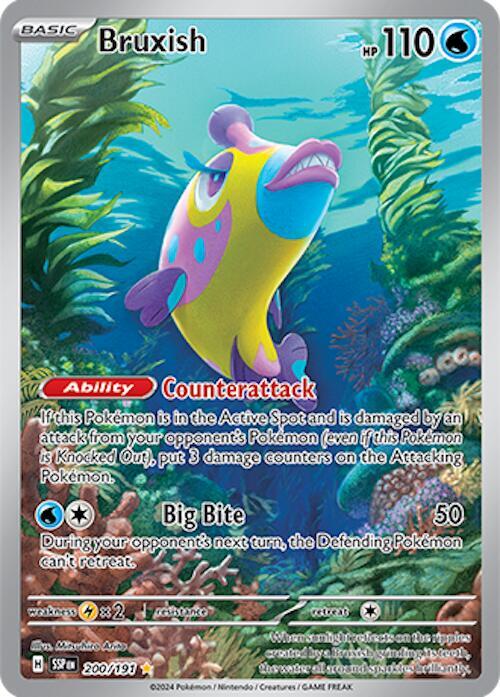 Bruxish 200/191 - Pokemon TCG Surging Sparks card