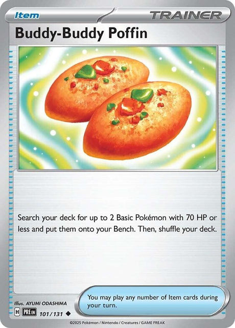 Buddy-Buddy Poffin 101/131 - Standard card artwork - Pokemon TCG Prismatic Evolutions card