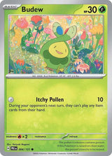 Budew 004/131 - Standard card artwork - Pokemon TCG Prismatic Evolutions card