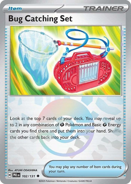 Bug Catching Set 102/131 - Poké Ball Reverse Holo - Pokemon TCG Prismatic Evolutions card