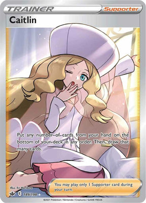 Caitlin (Full Art) 189 - Pokemon TCG Chilling Reign card