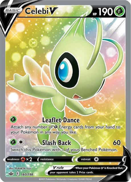 Celebi V (Full Art) 160 - Pokemon TCG Chilling Reign card