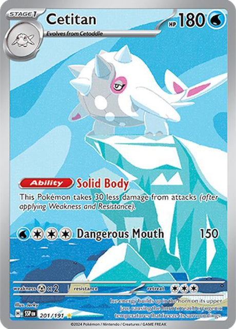 Cetitan 201/191 - Pokemon TCG Surging Sparks card