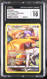 CGC 10 Pokemon Charizard (2022) Lost Origin Trainer Gallery TG03 (Front)
