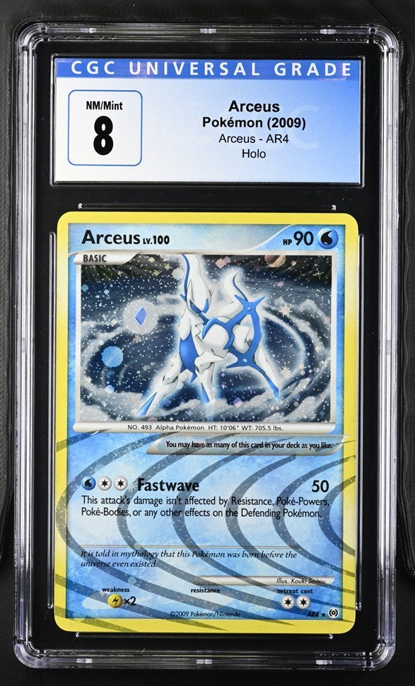 CGC 8 Pokemon Arceus (2009) Arceus AR4 (Front)