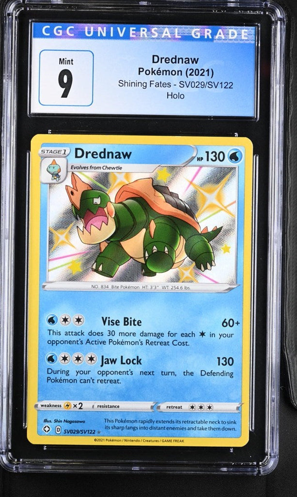 CGC 9 Pokemon Drednaw (2023) Shining Fates SV029 (Front)