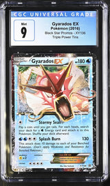 CGC 9 Pokemon Gyarados EX (2023) XY Black Star Promo XY96 (Front)