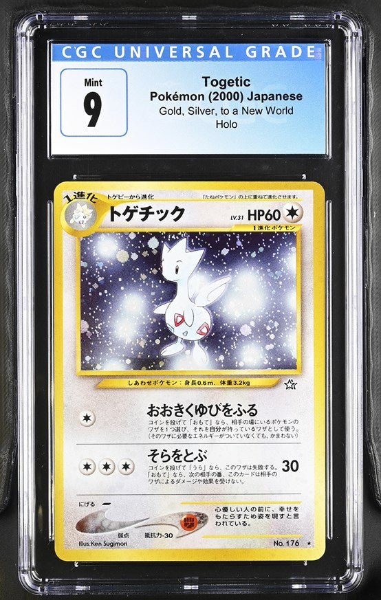 CGC 9 Pokemon Togetic (2022) Gold, Silver, to a New World 176 (Front)