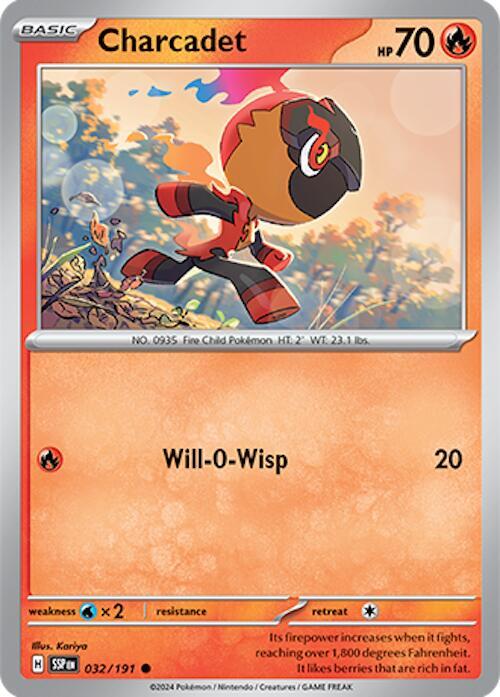 Charcadet 032/191 - Pokemon TCG Surging Sparks card