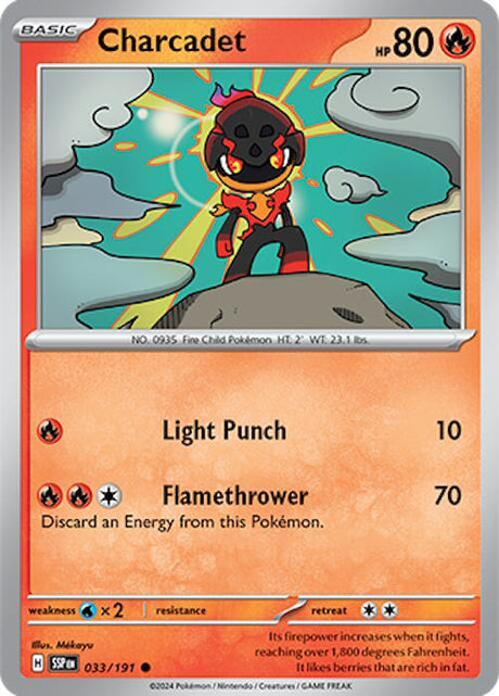 Charcadet 033/191 - Pokemon TCG Surging Sparks card