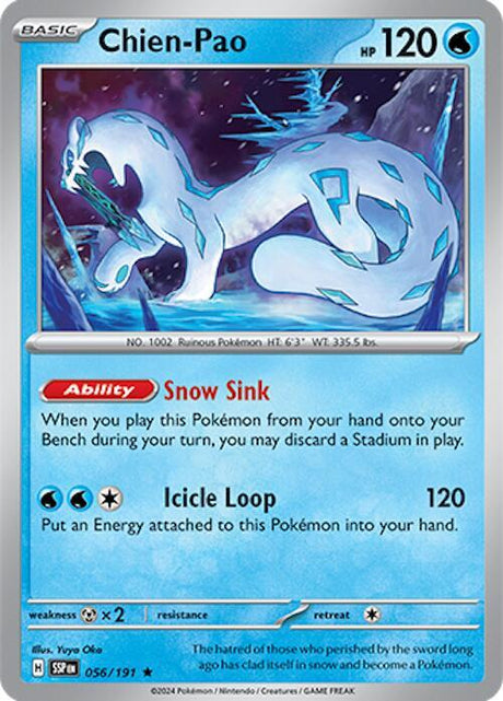 Chien-Pao 056/191 - Pokemon TCG Surging Sparks card