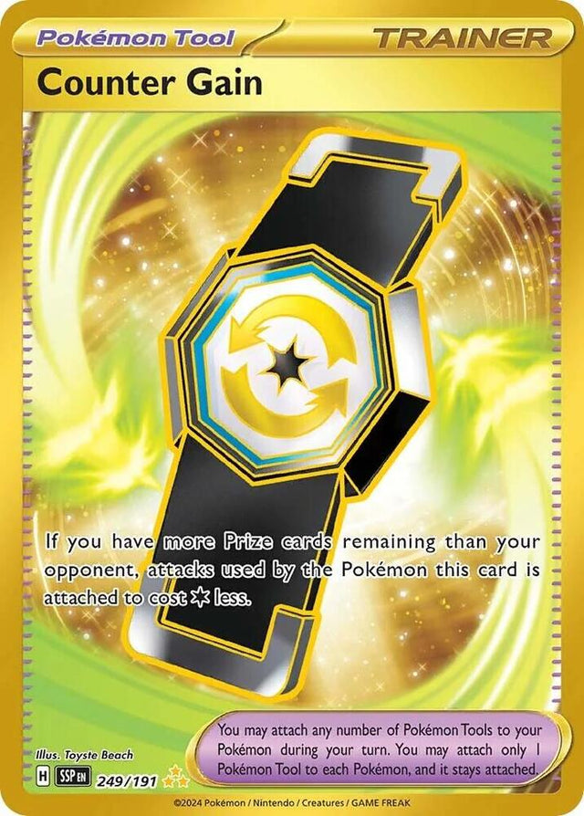 Counter Gain 249/191 - Pokemon TCG Surging Sparks card