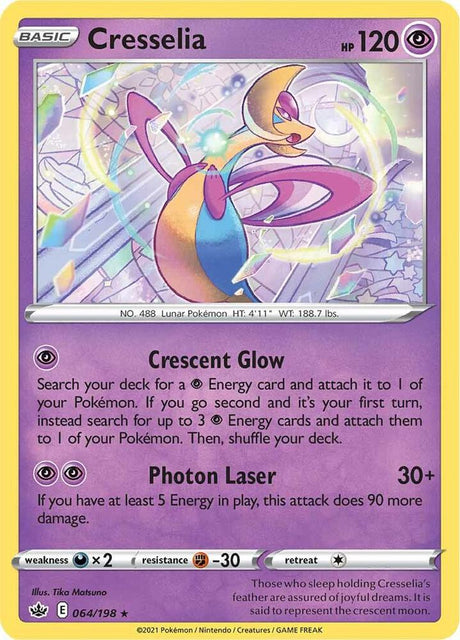 Cresselia 064 - Pokemon TCG Chilling Reign card