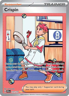 Crispin 171/131 - Standard card artwork - Pokemon TCG Prismatic Evolutions card
