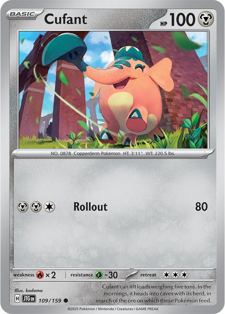 Cufant 109/159 - Pokemon TCG Journey Together card