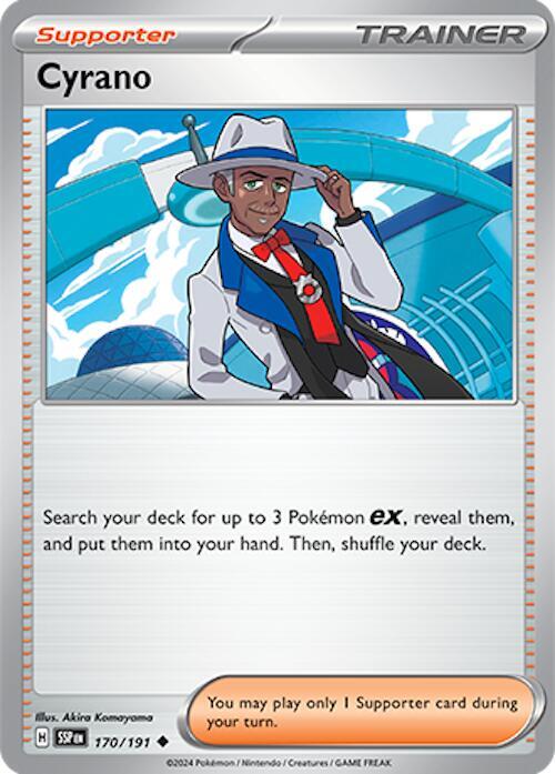 Cyrano 170/191 - Pokemon TCG Surging Sparks card