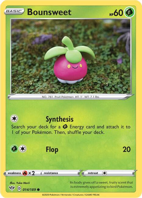 Bounsweet - Darkness Ablaze 014/189 Pokémon card