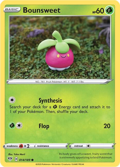 Bounsweet - Darkness Ablaze 014/189 Pokémon card
