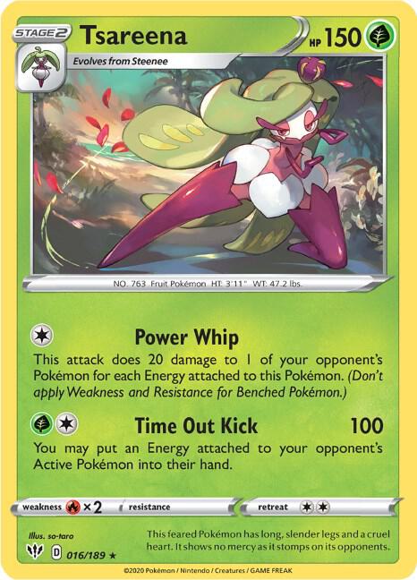 Tsareena - Darkness Ablaze 016/189 Pokémon card