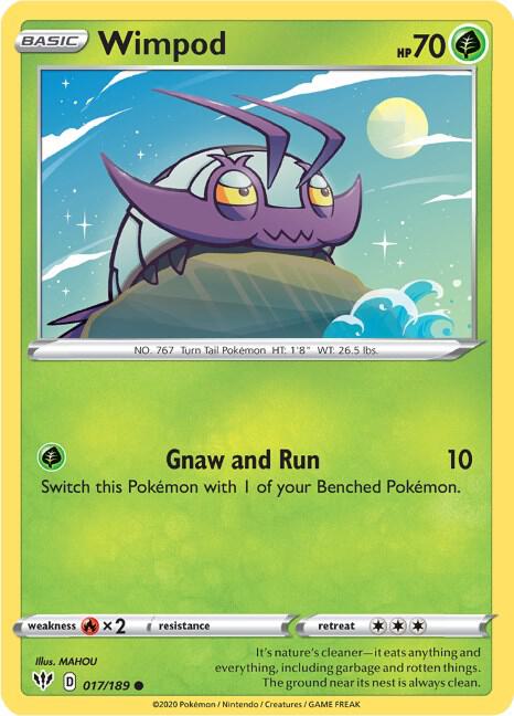 Wimpod - Darkness Ablaze 017/189 Pokémon card