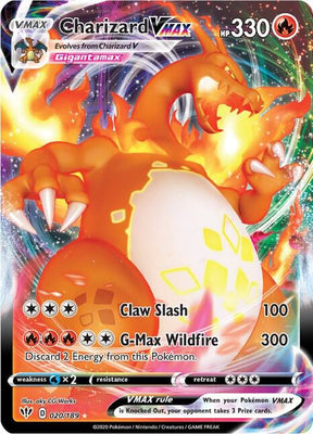 Charizard VMAX - Darkness Ablaze 020/189 Pokémon card