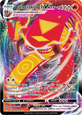 Centiskorch VMAX - Darkness Ablaze 034/189 Pokémon card