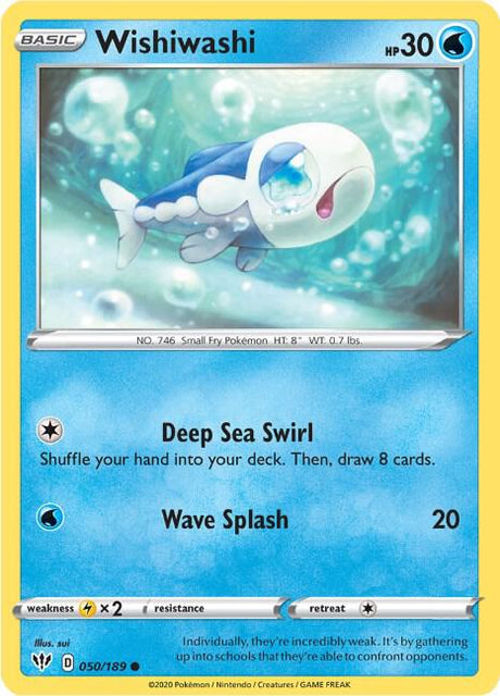 Wishiwashi - Darkness Ablaze 050/189 Pokémon card
