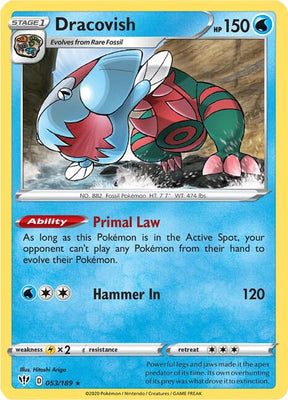 Dracovish - Darkness Ablaze 053/189 Pokémon card