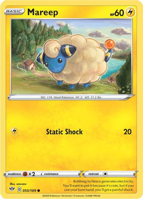 Mareep - Darkness Ablaze 055/189 Pokémon card