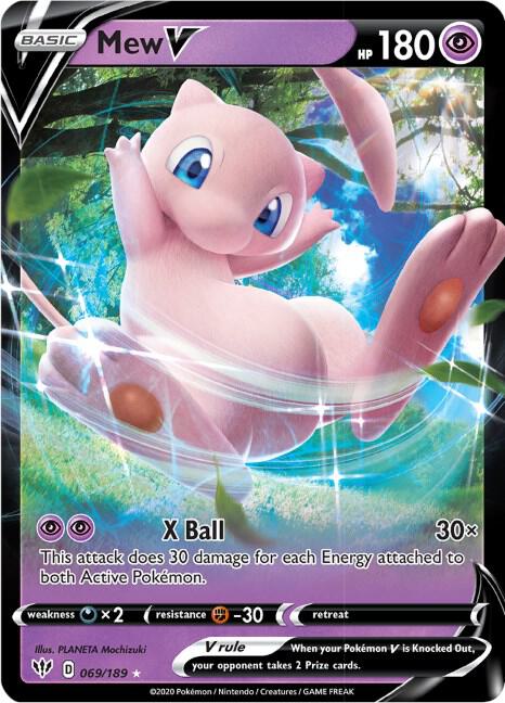 Mew V - Darkness Ablaze 069/189 Pokémon card