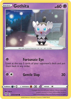 Gothita - Darkness Ablaze 073/189 Pokémon card