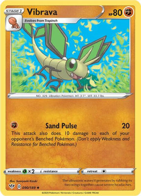 Vibrava - Darkness Ablaze 090/189 Pokémon card
