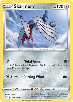 Skarmory - Darkness Ablaze 120/189 Pokémon card