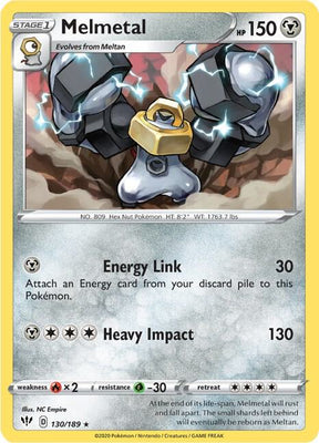 Melmetal - Darkness Ablaze 130/189 Pokémon card