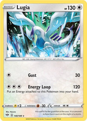 Lugia - Darkness Ablaze 140/189 Pokémon card