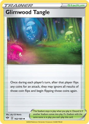 Glimwood Tangle - Darkness Ablaze 162/189 Pokémon card